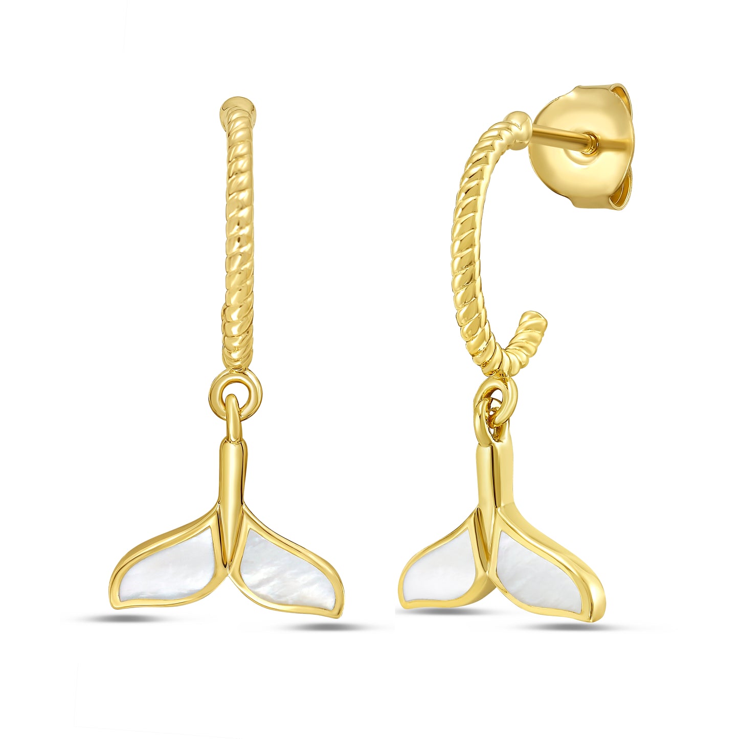 "Whale Tails" Earrings