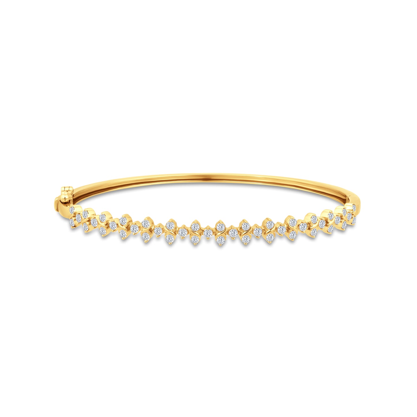 14K BANGLE WITH DIAMONDS 1.00CT