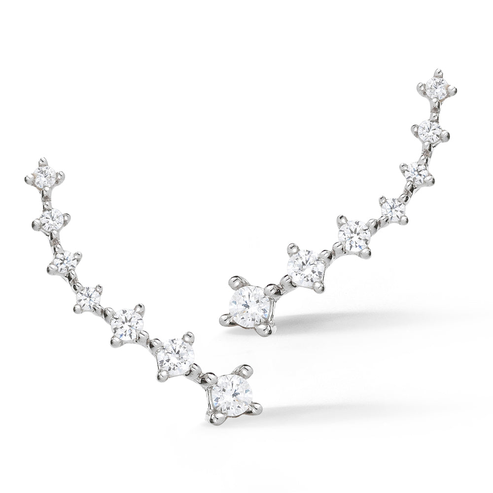 14K DIAMOND CLIMBER EARRINGS