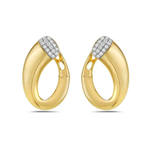 14k earrings with 32 diamonds 0.28ct