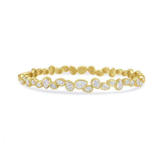 14ky diamond bangle