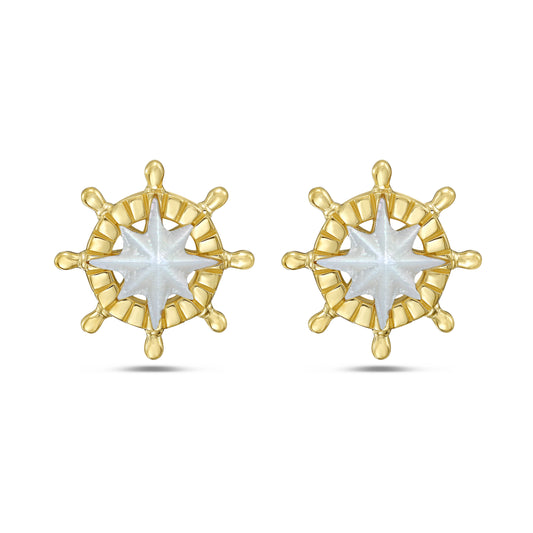 "Charting a Course" Earrings