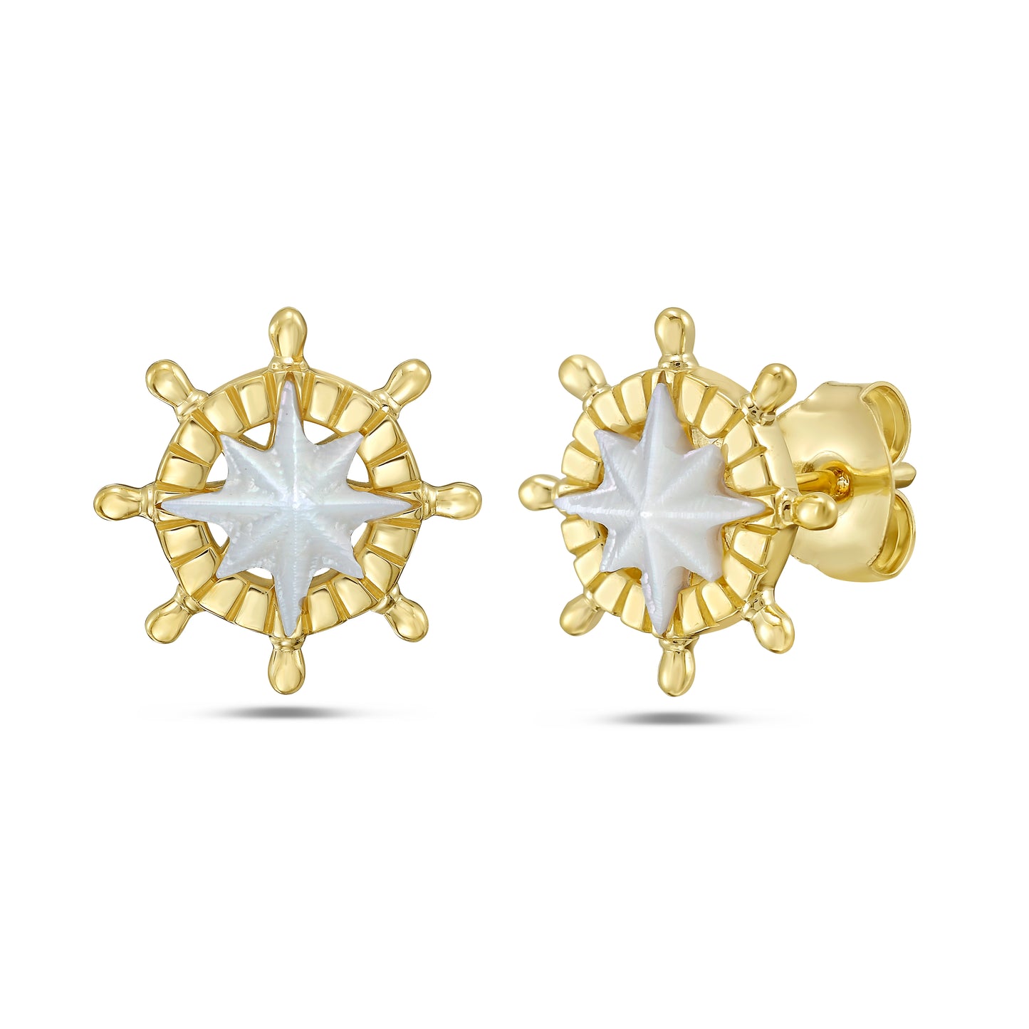 "Charting a Course" Earrings