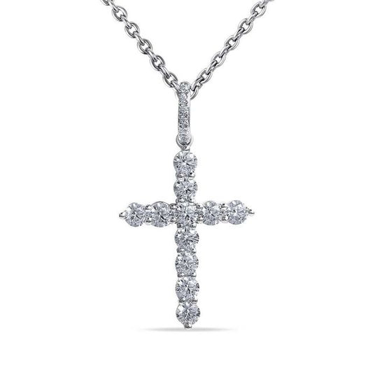 14K PENDANT WITH 17 DIAMONDS 0.46CT