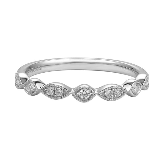 14K DIAMOND 0.14CT STACKABLE BAND
