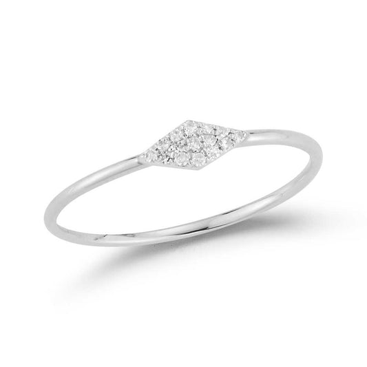 14K BAND WITH 15 DIAMONDS 0.04CT